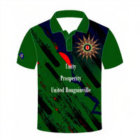 Bougainville Polo Shirt 2022 Style RLT13 Green - Polynesian Pride