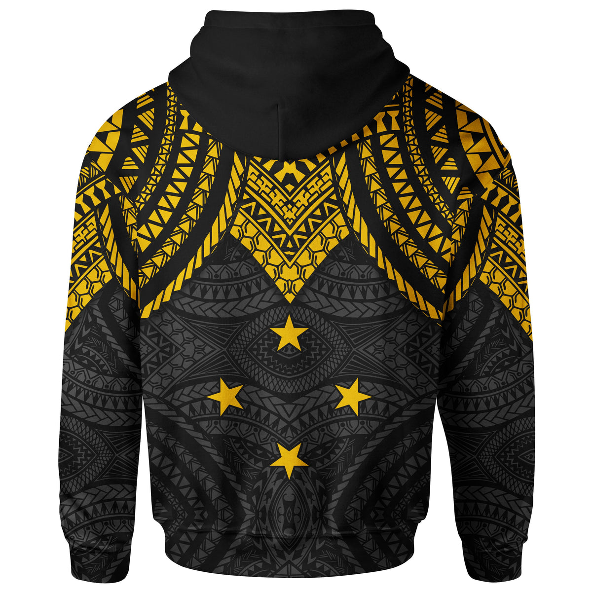 Yap Hoodie Micronesian Pattern Armor Style - Polynesian Pride
