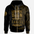 Tahiti Zip Hoodie Legends Are Born In Gold Color Unisex Gold - Polynesian Pride