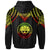 Federated States of Micronesia Custom Zip up Hoodie Polynesian Armor Style Reagge - Polynesian Pride