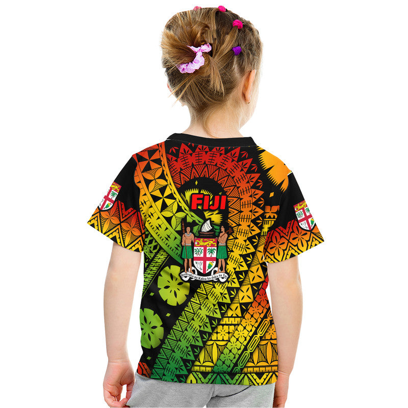 Fiji Day T Shirt Masi Kesa Reggae Style LT9 - Polynesian Pride
