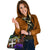 Fiji Custom Personalised Shoulder Handbag - Rainbow Polynesian Pattern - Polynesian Pride