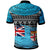 Fiji Custom Polo Shirt Viti Tapa Pattern With Flag - Polynesian Pride