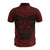 Fiji Custom Polo Shirt Viti Coat Of Arms Polynesian Chief Tattoo Red Version - Polynesian Pride