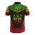Fiji Custom Polo Shirt Viti Coat Of Arms Polynesian Chief Tattoo Reggae Version - Polynesian Pride
