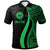 Tahiti Custom Polo Shirt Green Polynesian Tentacle Tribal Pattern Unisex Green - Polynesian Pride