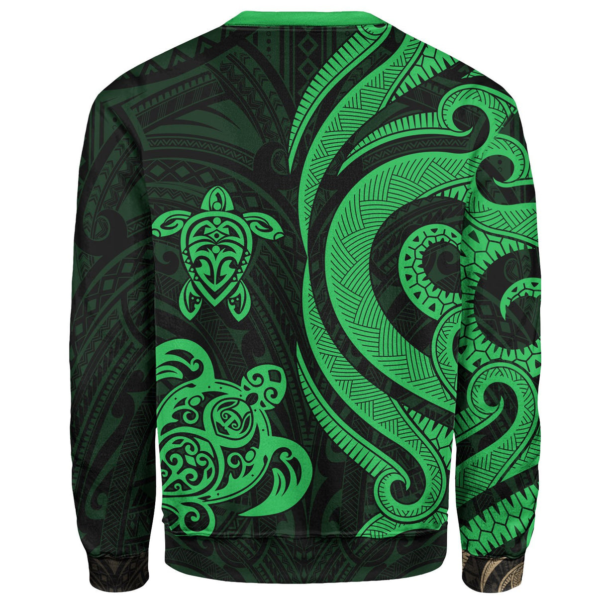 Guam Sweater - Green Tentacle Turtle - Polynesian Pride