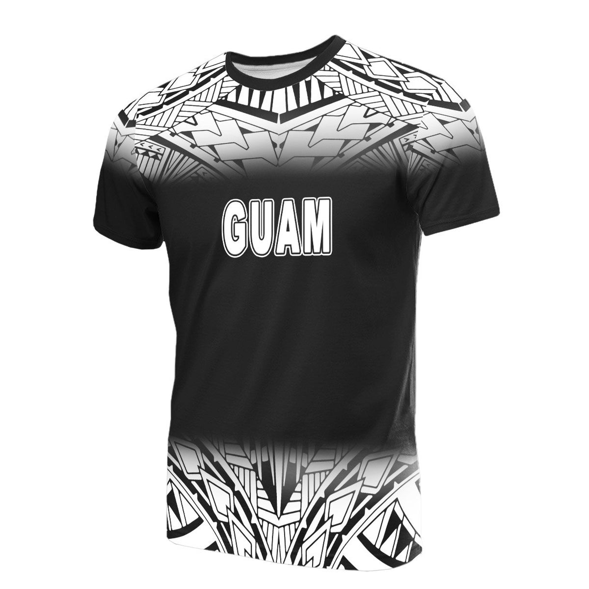 Guam T Shirt Polynesian Fog Black Style Unisex Black - Polynesian Pride