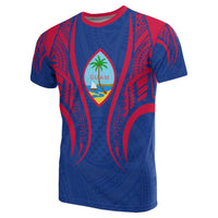Guam T Shirt Guam Coat of Arms Polynesian Stylized Unisex Art - Polynesian Pride