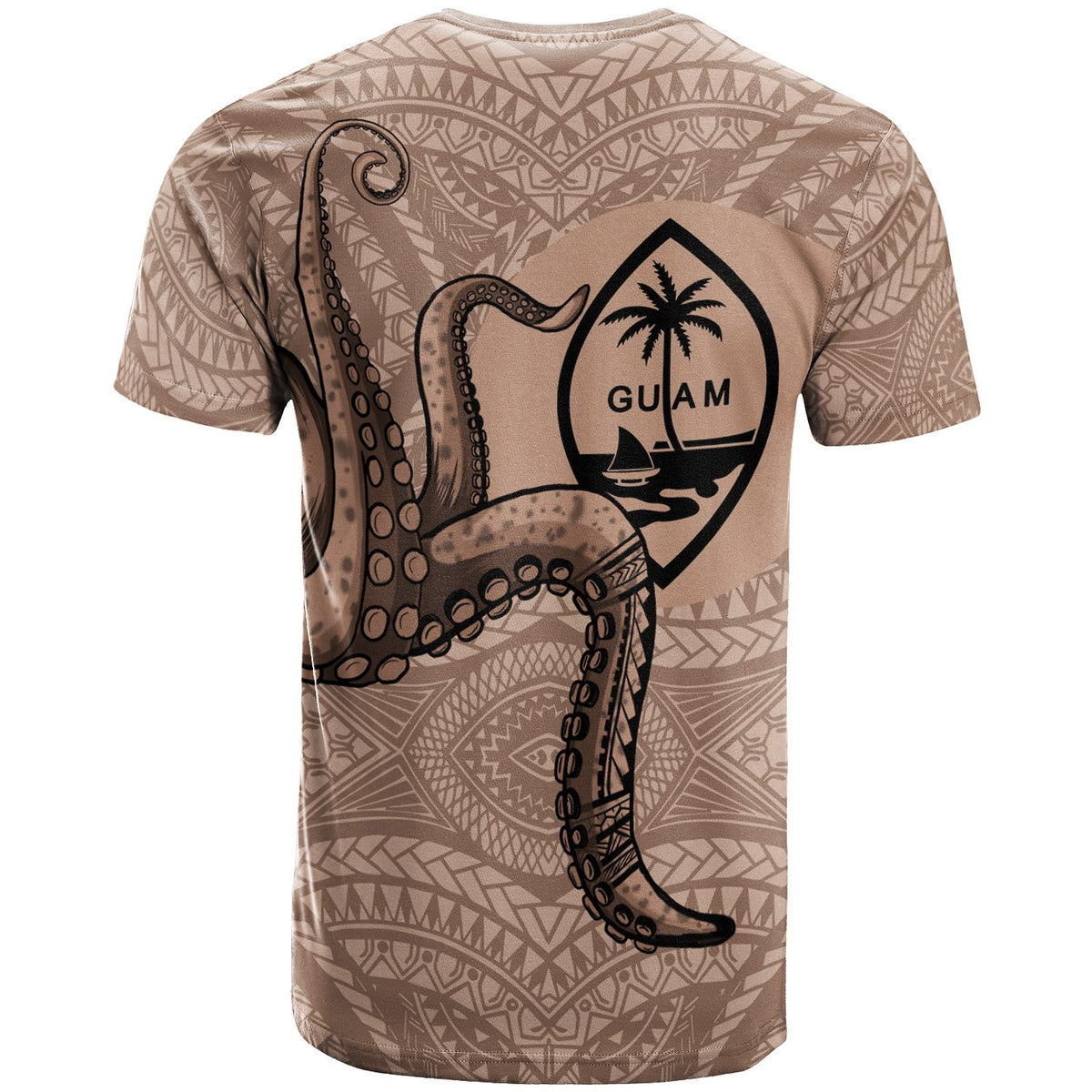 Guam T Shirt Octopus Tentacle - Polynesian Pride