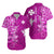 (Custom Personalised) Wallis et Futuna Hawaiian Shirt Polynesia Pink Sea Turtle and Flowers LT13 Unisex Pink - Polynesian Pride