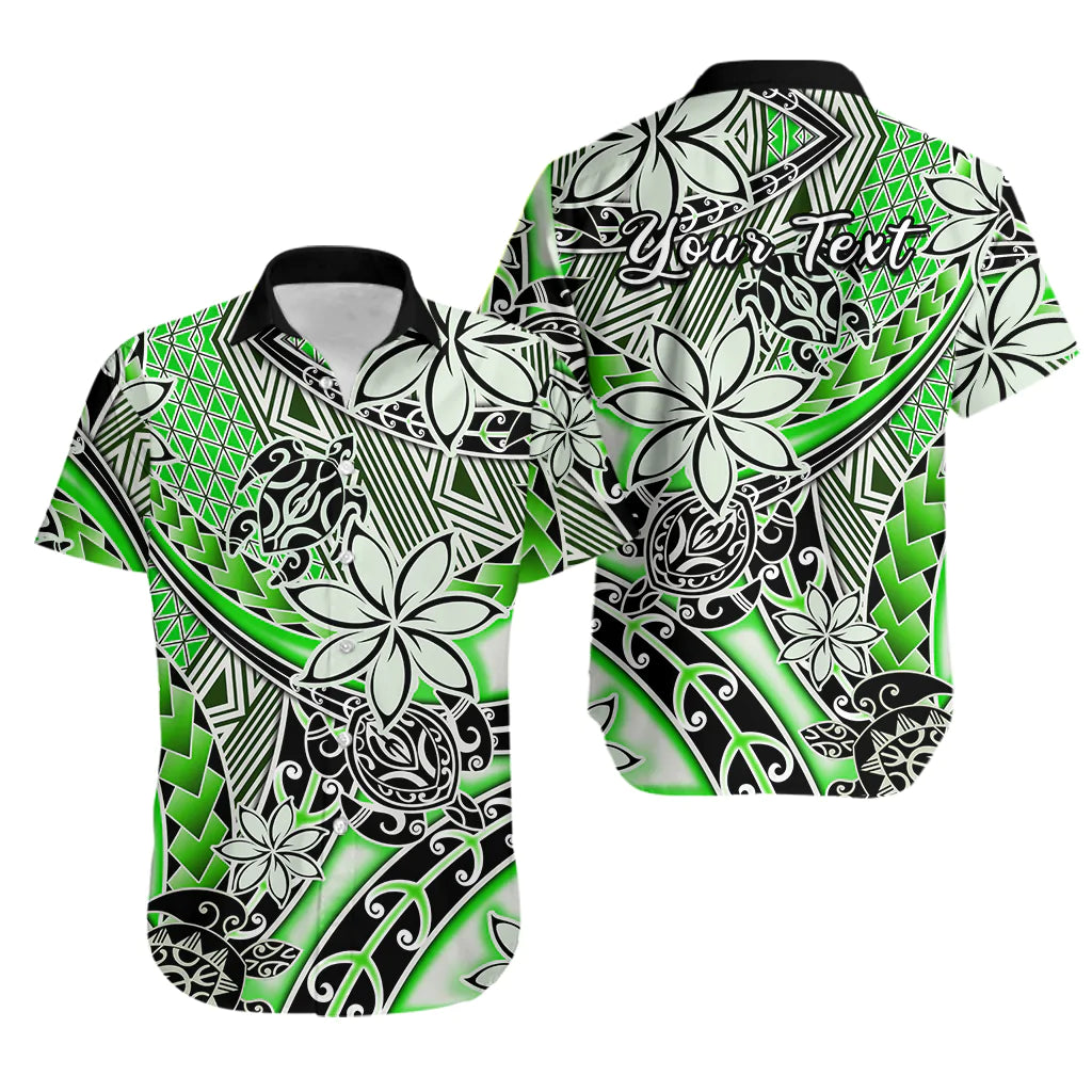 Custom Polynesian Couple Outfits Matching Hawaiian Tribal Dress And Hawaiian Shirt Tribal Plumeria with Polynesian Turtle Ver.01 LT14 - Polynesian Pride