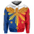 Custom Philippines Hoodie Eagle LT6 Unisex Blue - Polynesian Pride
