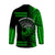 Hawaii Hockey Jersey Kakau Warrior Helmet Gradient Green Polynesian LT14 - Polynesian Pride