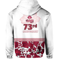 Adi Cakobau Zip Hoodie 73rd Anniversary LT13 - Polynesian Pride