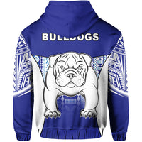 Makoi Bulldogs Hoodie Mix Tapa Fijian LT13 - Polynesian Pride