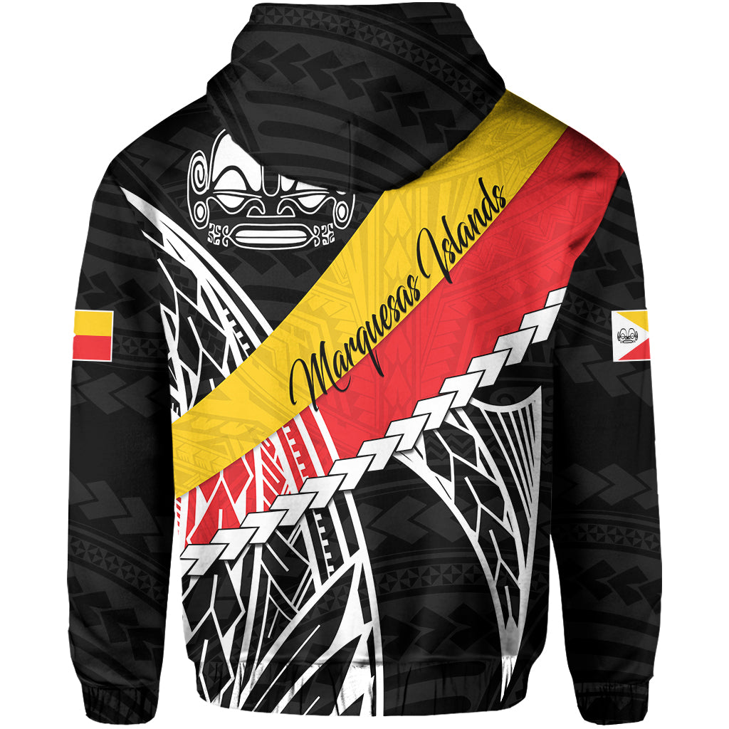 Marquesas Islands Zip Hoodie Style Life LT13 - Polynesian Pride