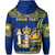 Custom Niue Hoodie Hiapo Mix Polynesian Happy Constitution Day LT14 - Polynesian Pride