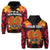 Custom Papua New Guinea Hoodie PNG Bird of Paradise Polynesian Pattern LT14 Hoodie Black - Polynesian Pride