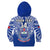 (Custom Text And Number) Samoa Rugby Hoodie KID Manu Samoa 7s Ginger Blue Polynesian LT14 - Polynesian Pride