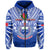 (Custom Text and Number) Samoa Rugby Hoodie Manu Samoa 7s Ginger Blue Polynesian LT14 - Polynesian Pride