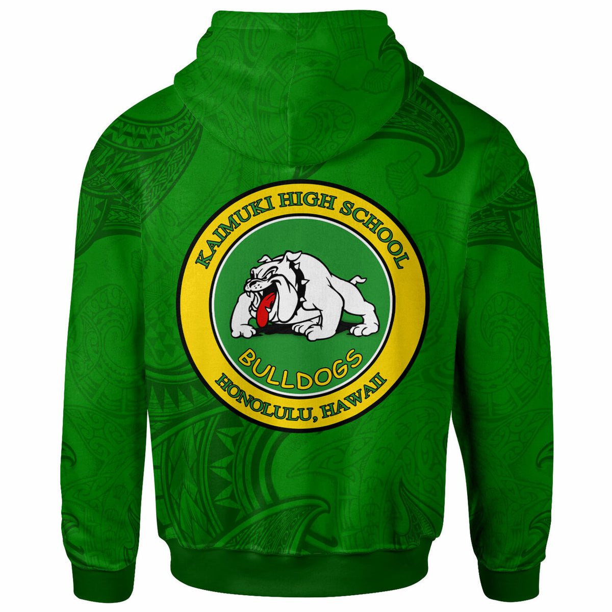 Hawaii Custom Hoodie Kaimuki High School Logo LT10 - Polynesian Pride