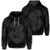Hawaii Anchor Hibiscus Flower Vintage Hoodie Grey Unisex Art - Polynesian Pride
