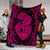 Hawaii Anchor Hibiscus Flower Vintage Premium Blankets - AH - Pink - Polynesian Pride