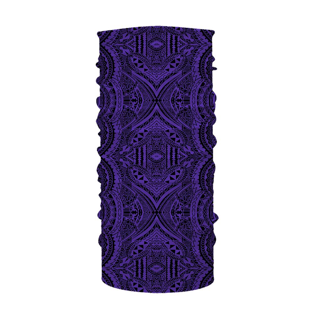 Hawaii Bandana Polynesian Symmetry Violet One Size Purple - Polynesian Pride