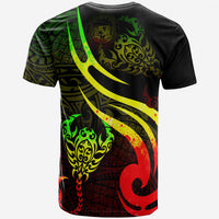Hawaii Custom T Shirt Scorpio Tribal Pattern Style Reggae - Polynesian Pride