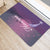 Hawaii Dolphin Violet Backgorund Door Mat - Polynesian Pride