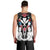 Hawaii Map Kanaka Two Men Holding Flag Tank Top - AH - Polynesian Pride