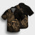Hawaii Map Turtle Hibiscus Divise Polynesian Hawaiian Shirt Gold - AH - Polynesian Pride