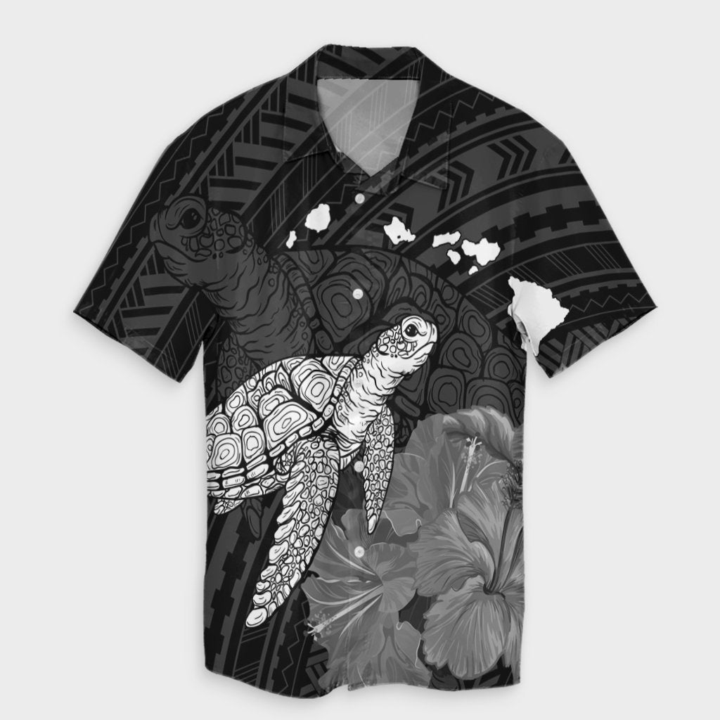 Matching Dress and Hawaiian Shirt Hawaii Polynesian Hibiscus Turtle Map RLT14 - Polynesian Pride