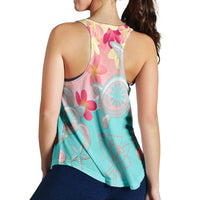 Hawaii Sea Turtle Plumeria Racerback Tank - AH - Polynesian Pride