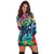 Hawaii Shark Tropical Color Hoodie Dress - AH - Polynesian Pride