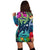 Hawaii Shark Tropical Color Hoodie Dress - AH - Polynesian Pride