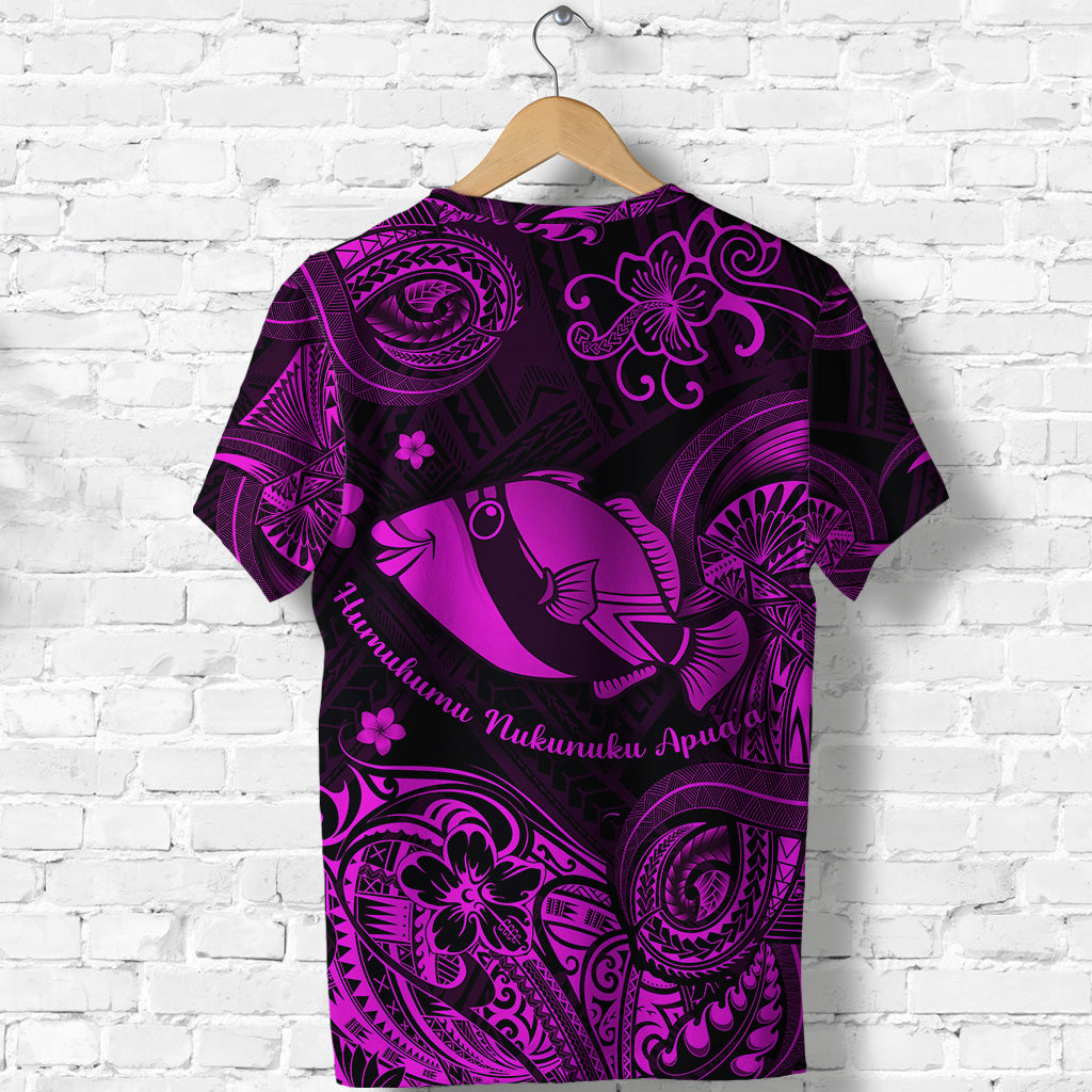 Hawaii State Fish: Humuhumu Nukunuku Apuaa Polynesian T Shirt Unique Style Pink LT8 - Polynesian Pride