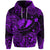 Custom Hawaii State Fish: Humuhumu Nukunuku Apuaa Polynesian Zip Hoodie Unique Style Purple LT8 - Polynesian Pride