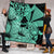 Hawaii Turtle Premium Quilts Polynesian Hibiscus Art Ver 2.0 Turquoise - AH - Polynesian Pride
