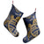 Hawaii Turtle Hibiscus Gold Christmas Stocking - Kyn Style - AH - Polynesian Pride