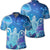 Hawaii Turtle Jellyfish Coral Polo Shirt Galaxy Polo Shirt Unisex Black - Polynesian Pride