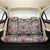 Hawaii Watercolor Vintage Floral Tropical Bird of Paradise Back Seat Cover One Size Black Back Car Seat Covers - Polynesian Pride
