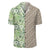 Hawaii White Seamless Ethnic Pattern Monstera Leaf Lauhala Moiety Hawaiian Shirt - Polynesian Pride