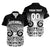 (Custom Personalised) New Zealand Rugby Hawaiian Shirt - Maori Fern Black style LT6 Unisex Black - Polynesian Pride