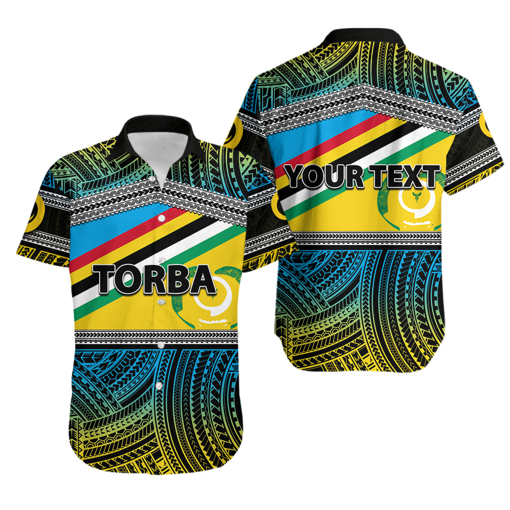 (Custom Personalised)Torba Province Hawaiian Shirt Of Vanuatu Polynesian Patterns LT6 Unisex Blue - Polynesian Pride