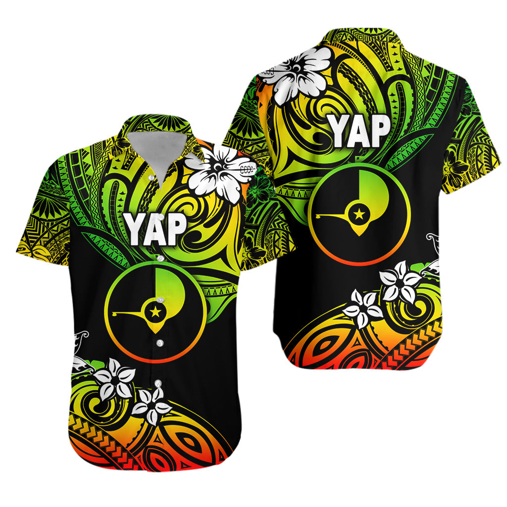 FSM Yap Hawaiian Shirt Unique Vibes - Reggae LT8 Unisex Reggae - Polynesian Pride