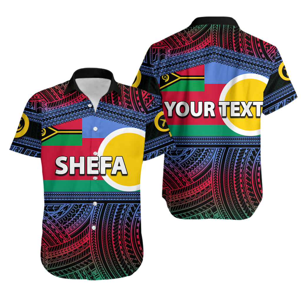 (Custom Personalised)Shefa Province Hawaiian Shirt Of Vanuatu Polynesian Patterns LT6 Unisex Red - Polynesian Pride