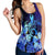 Hawaiian Hibiscus Tropical Deep Ocean Turtle Sea Racerback Tank - AH - Polynesian Pride