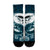 Hawaiian Hibiscus Turtle Polynesian Crew Socks YinYang Style - AH - Polynesian Pride
